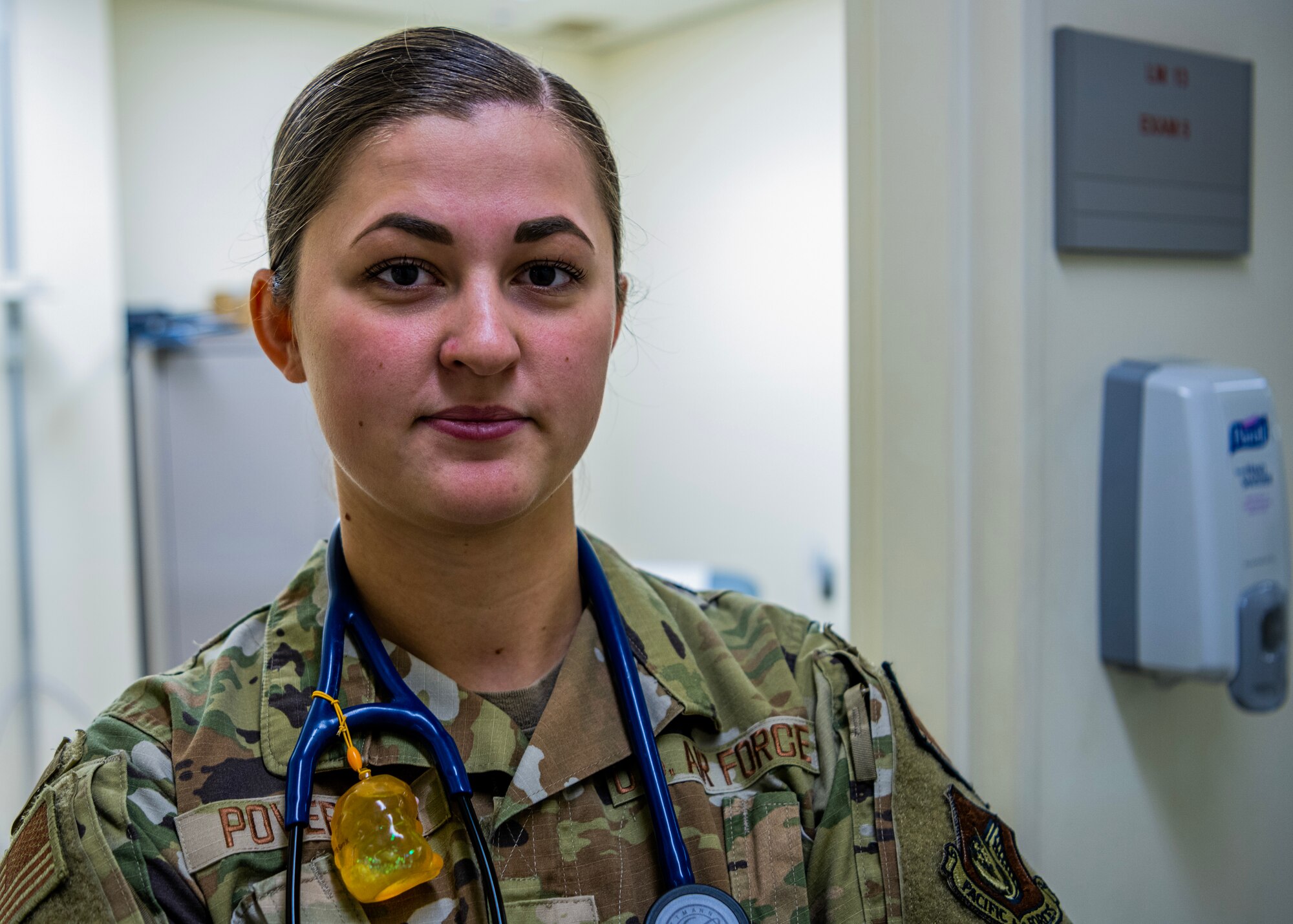 U.S. Air Force Staff Sgt. Emma  Poveromo’s selection to Enlisted to Medical Degree Preparatory Program will entail two years of full-time education before she applies to a medical school. (U.S. Air Force photo by Tech. Sgt. Jao’Torey Johnson)