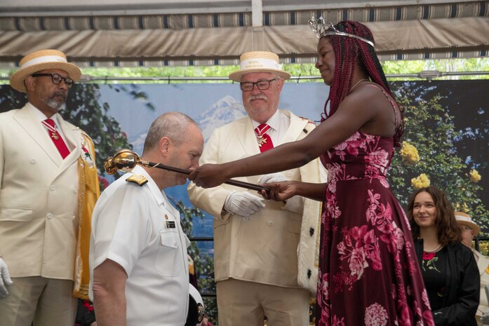 Sailors participate in Portland Fleet Week events.