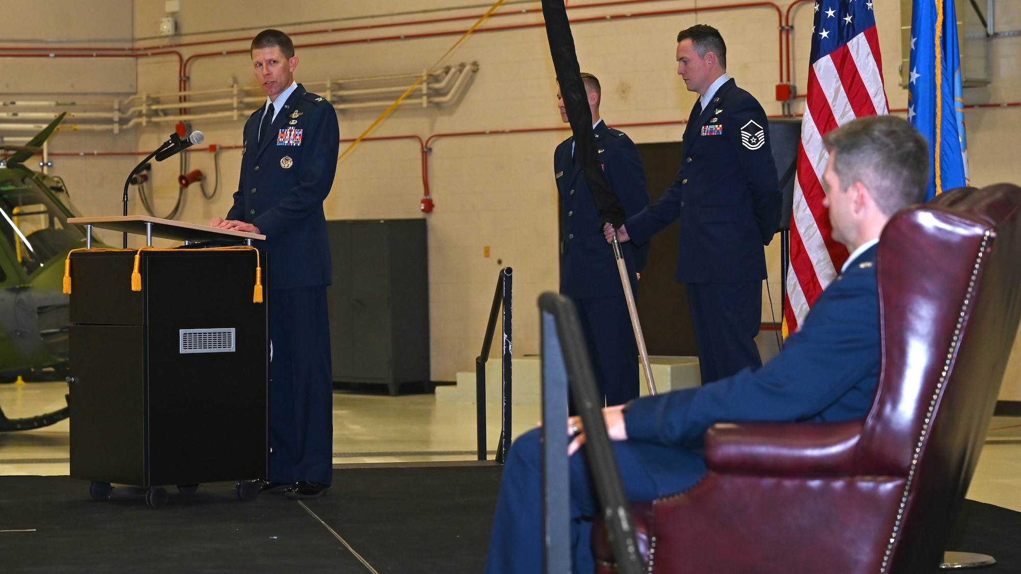The 550th Helicopter Squadron assumption of command