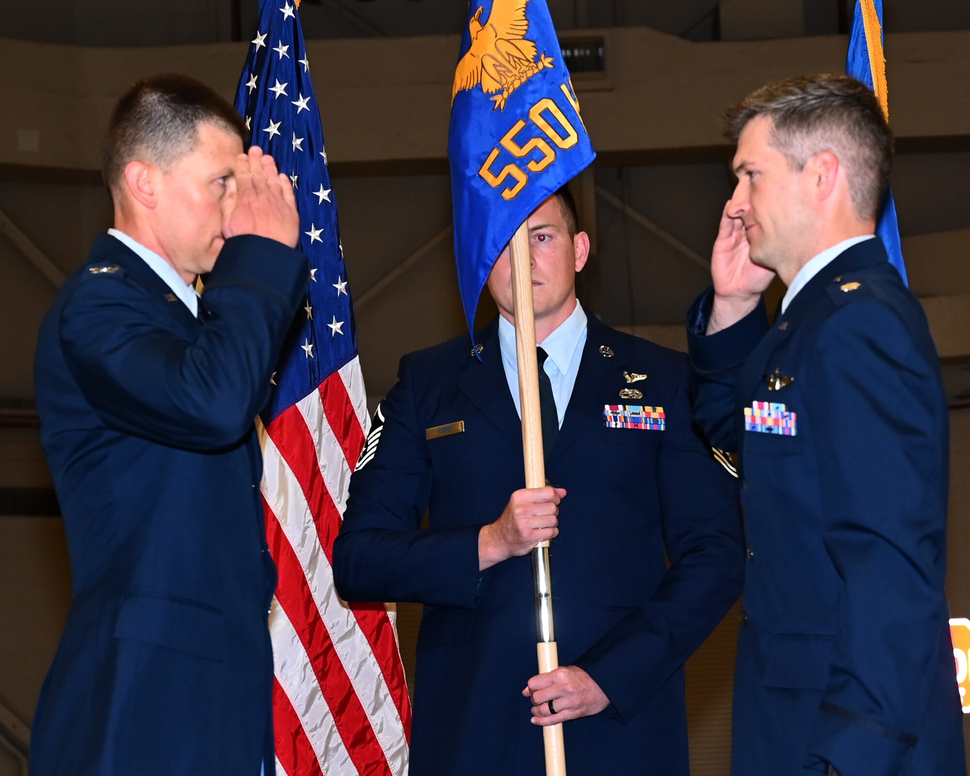 The 550th Helicopter Squadron assumption of command