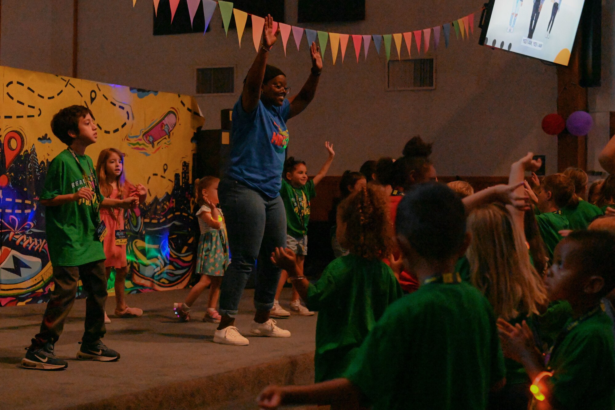 children sing songs