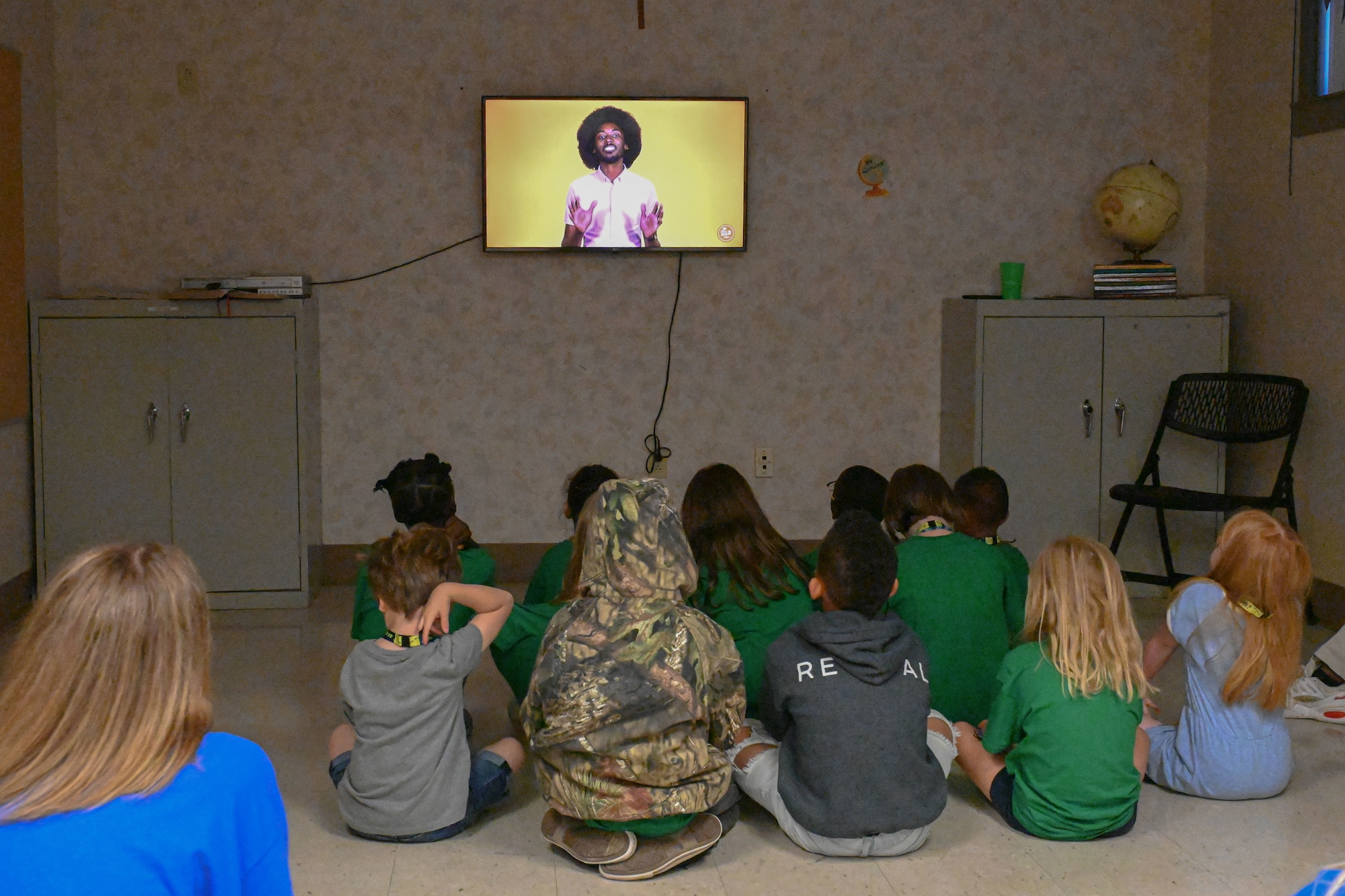 children participate in bible study