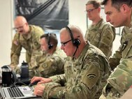 More than 2,100 Soldiers from several states participated in a Warfighter Exercise June 2 to 11, 2023, at Fort Indiantown Gap, Pa. (Photo courtesy of the 1st Armored Division)