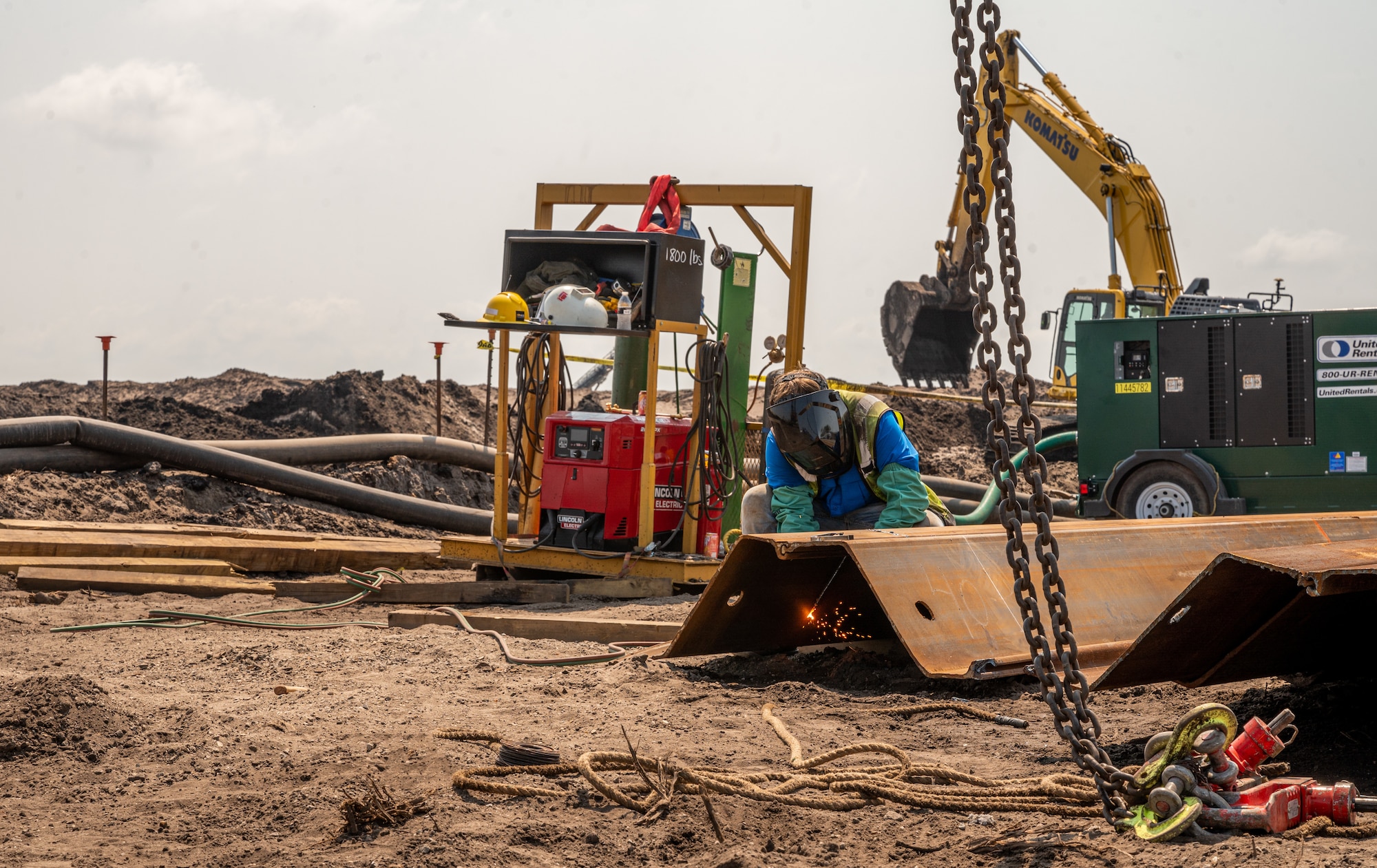 Construction continues on Zone 1 at Tyndall Air Force Base