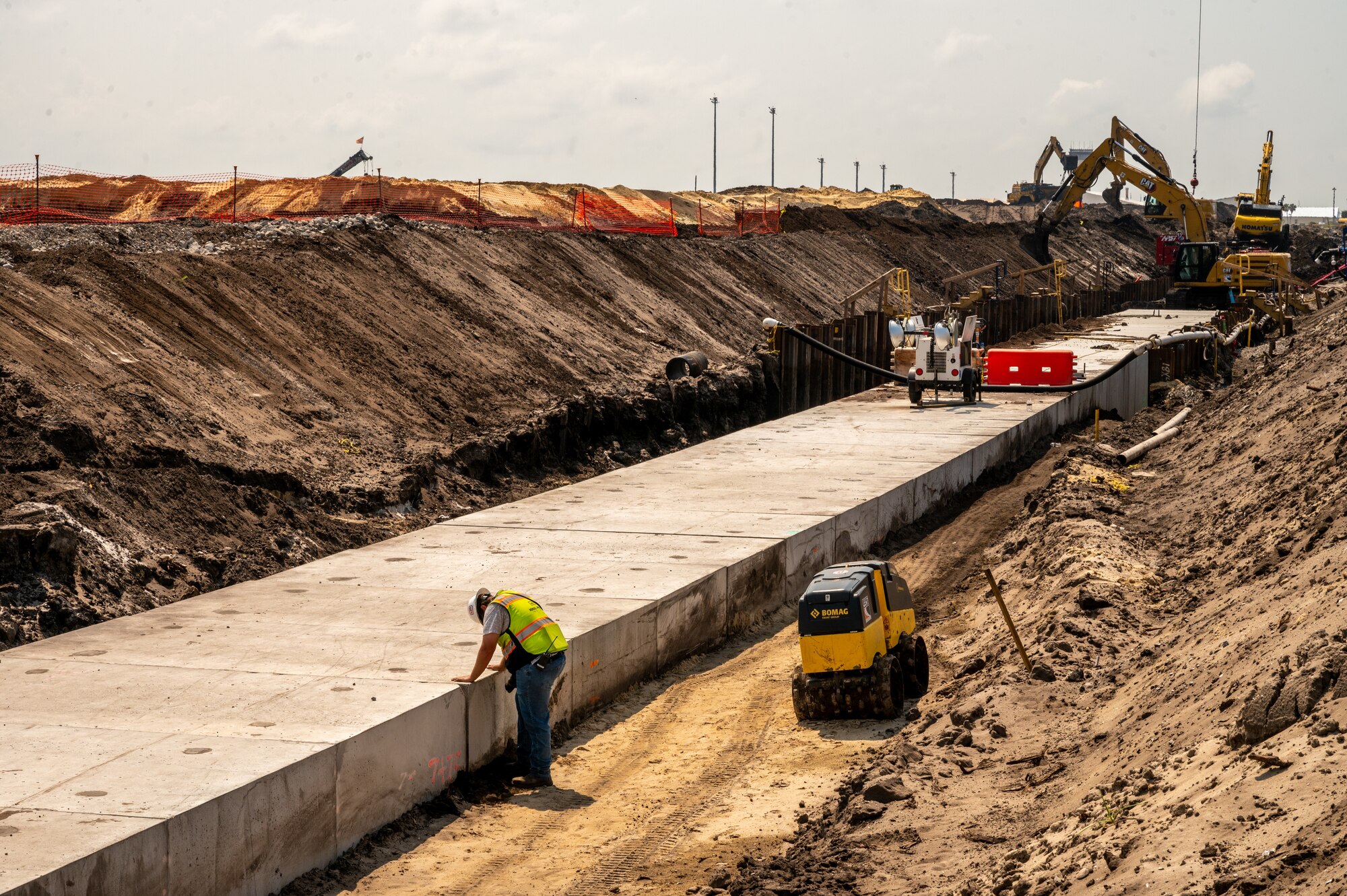 Construction continues on Zone 1 at Tyndall Air Force Base