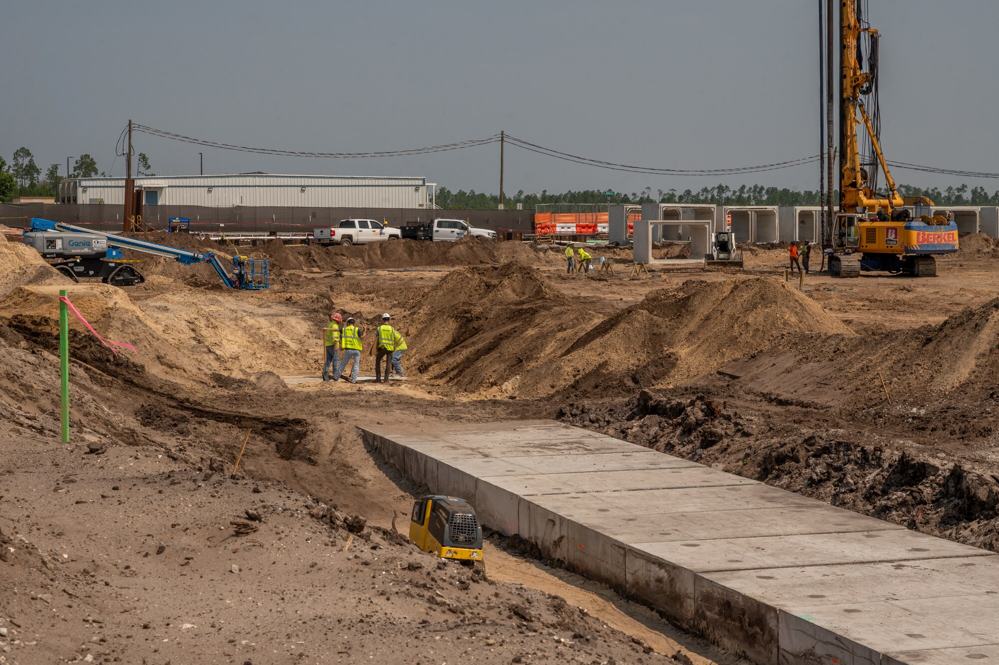 Construction continues on Zone 1 at Tyndall Air Force Base