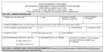 picture of the top of an enrollment form