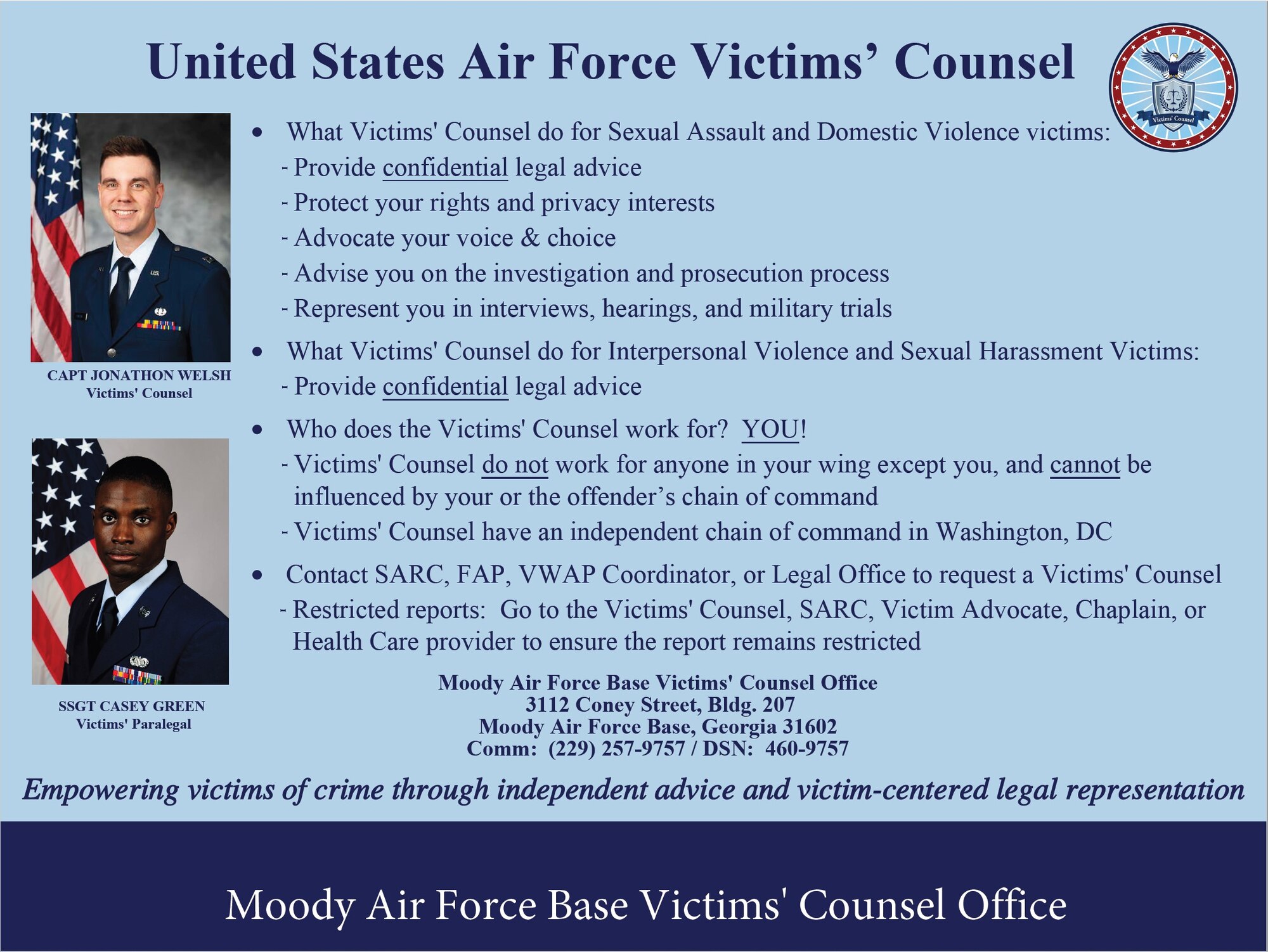 Moody Air Force Base Special Victims' Counsel