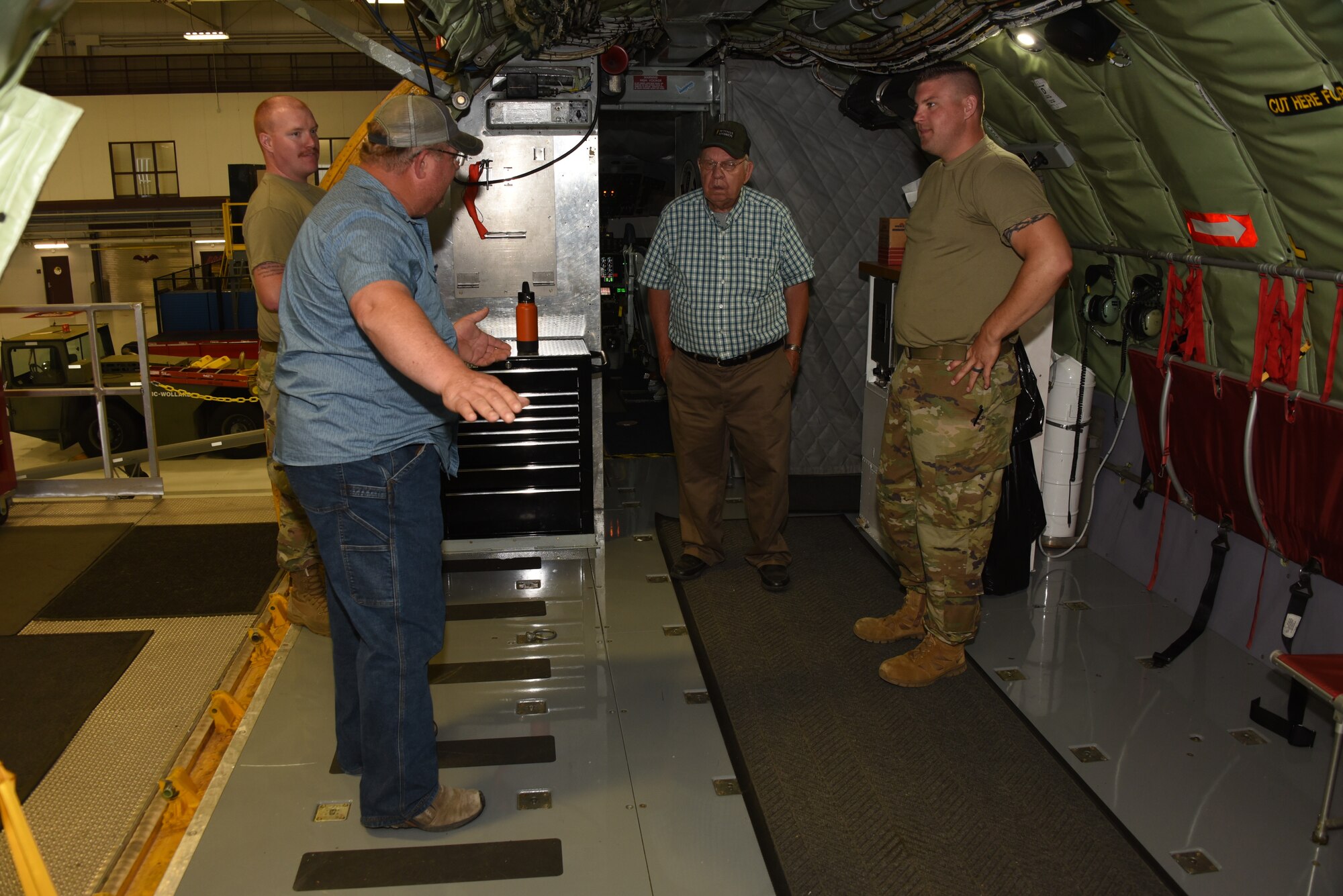 KC-135 cargo area