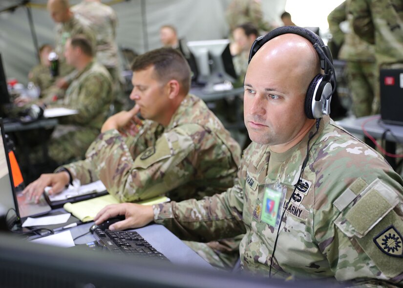 he 149th MEB staff and supporting elements participated in the exercise to set up and operate command and control systems, which increases the brigade’s readiness.