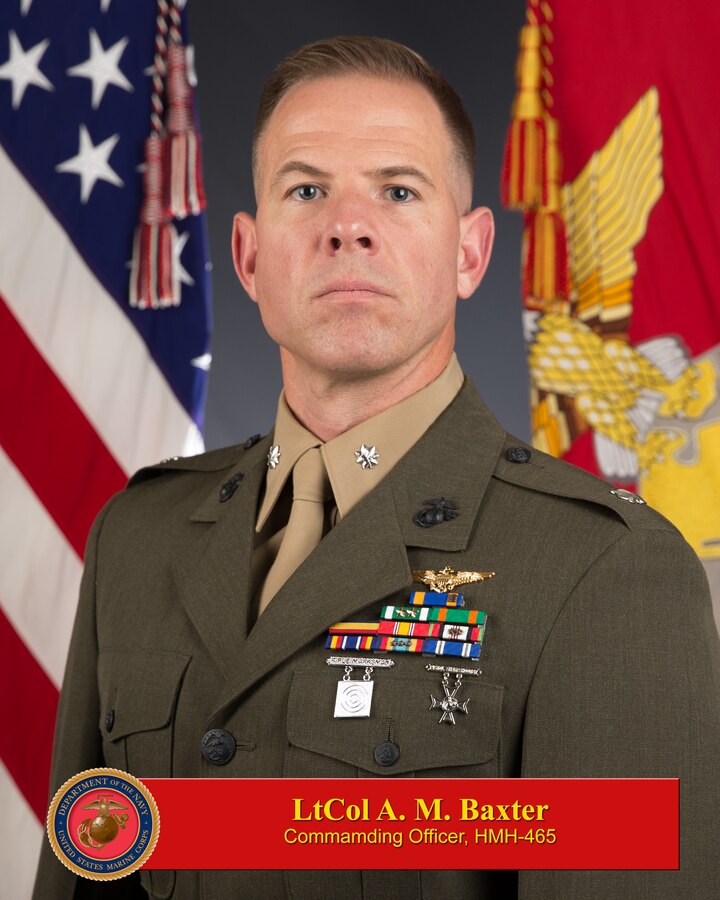 LtCol Andrew Baxter HMH-465 CO