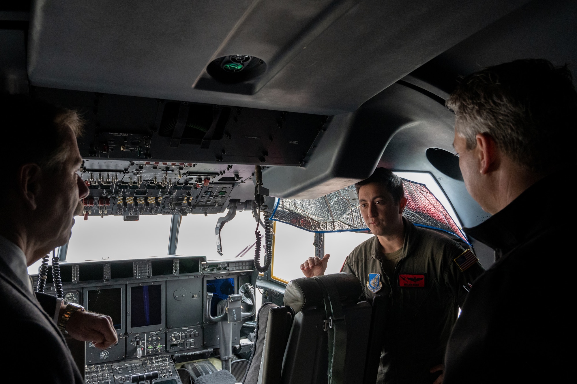 A group of six civic leaders toured RF-A to see firsthand of the joint and multilateral exercised to provide realistic training essential to the continued development and improvement of combined and joint interoperability in a simulated combat environment.