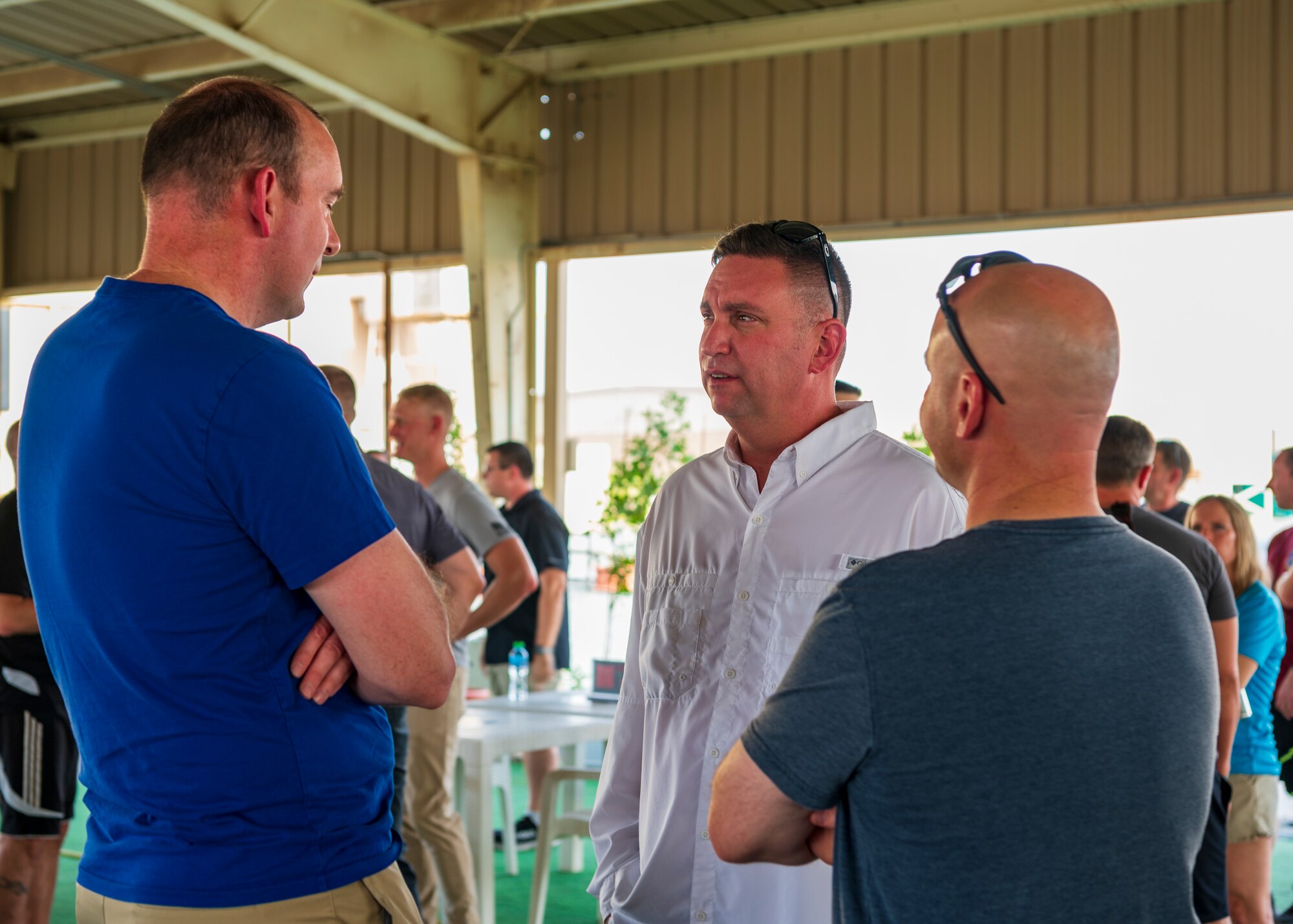 Col Freeman and several members of Joint Base Charleston conducted a lead wing site visit in order to share knowledge, hone logistics and operational expertise, and ensure a smooth transition for future deployments.