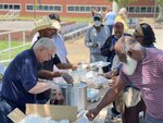 Aviation’s Marine Customer Facing Division hosts appreciation cookout at Hunter Holmes McGuire Veterans Administration Medical Center