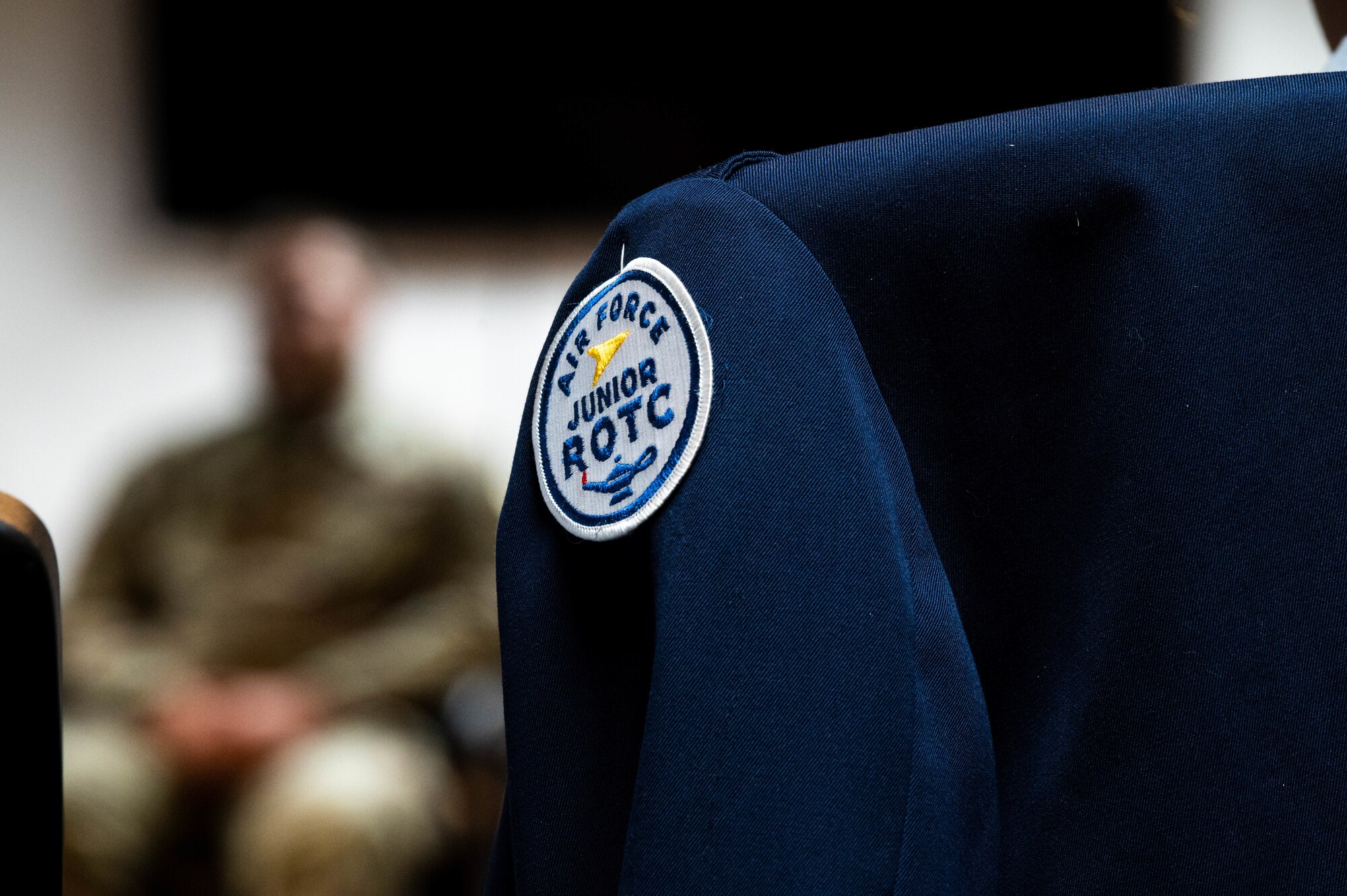 JROTC cadets listen to brief