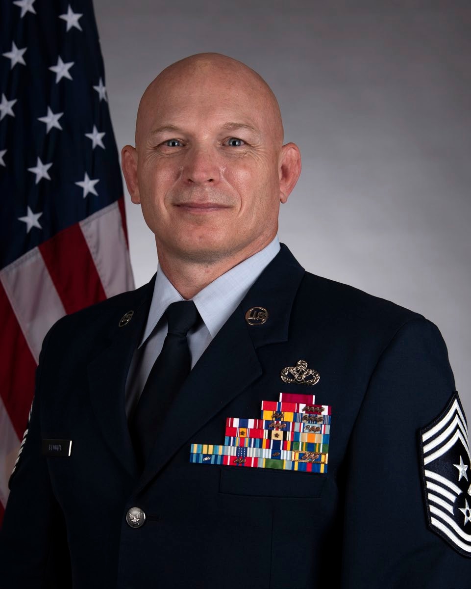 Chief Master Sergeant Thomas W. Blount is the Command Chief Master Sergeant of 18th Air Force, Scott Air Force Base, Illinois