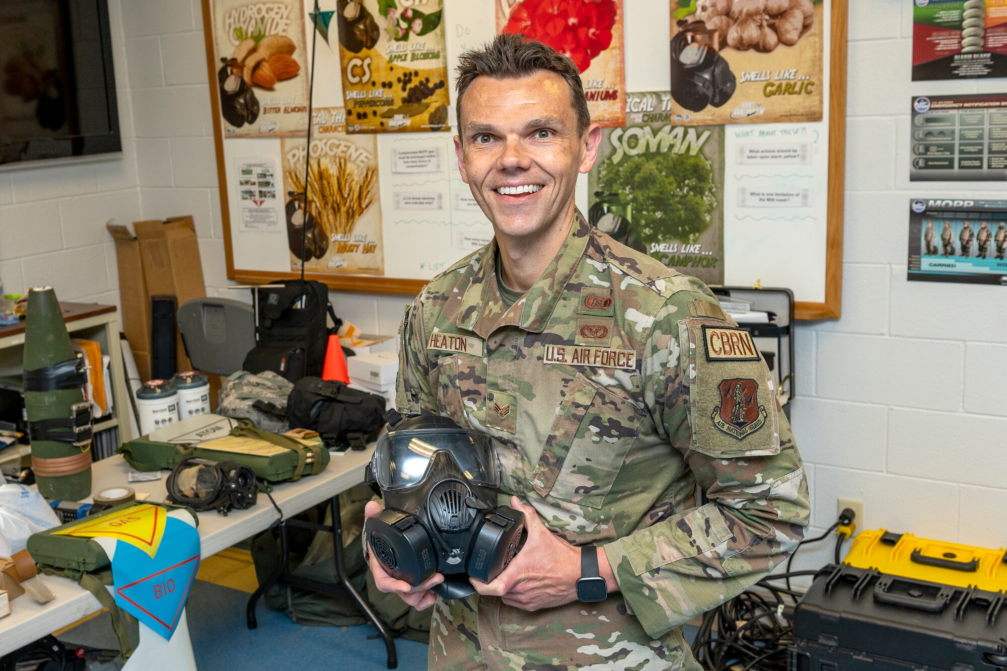 Senior Airman Steven Heaton is an emergency management specialist for the 167th Civil Engineering Squadron and the 167th Airlift Wing Airman Spotlight for the 167th Airlift Wing.