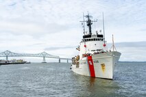 The U.S. Coast Guard Cutter Alert (WMEC 630) and crew returned to homeport in Astoria, Oregon, after a 61-day counternarcotics patrol in the Eastern Pacific, June 16, 2023.