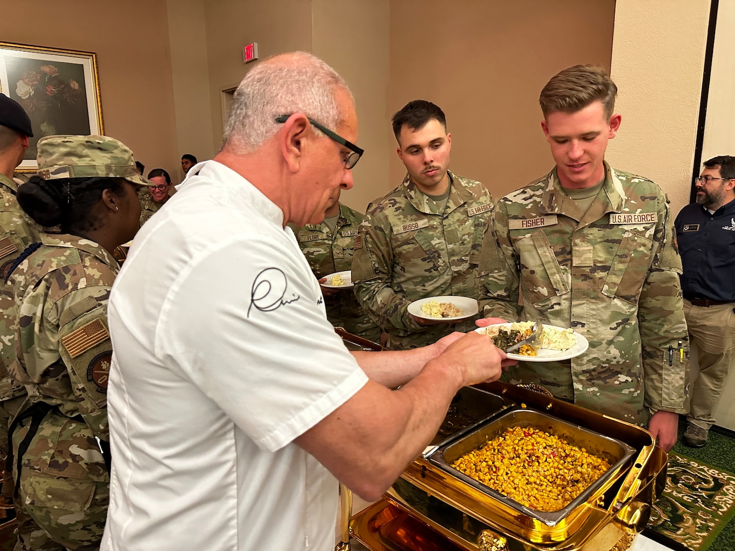 Chef Robert Irvine visits Joint Base San Antonio-Lackland