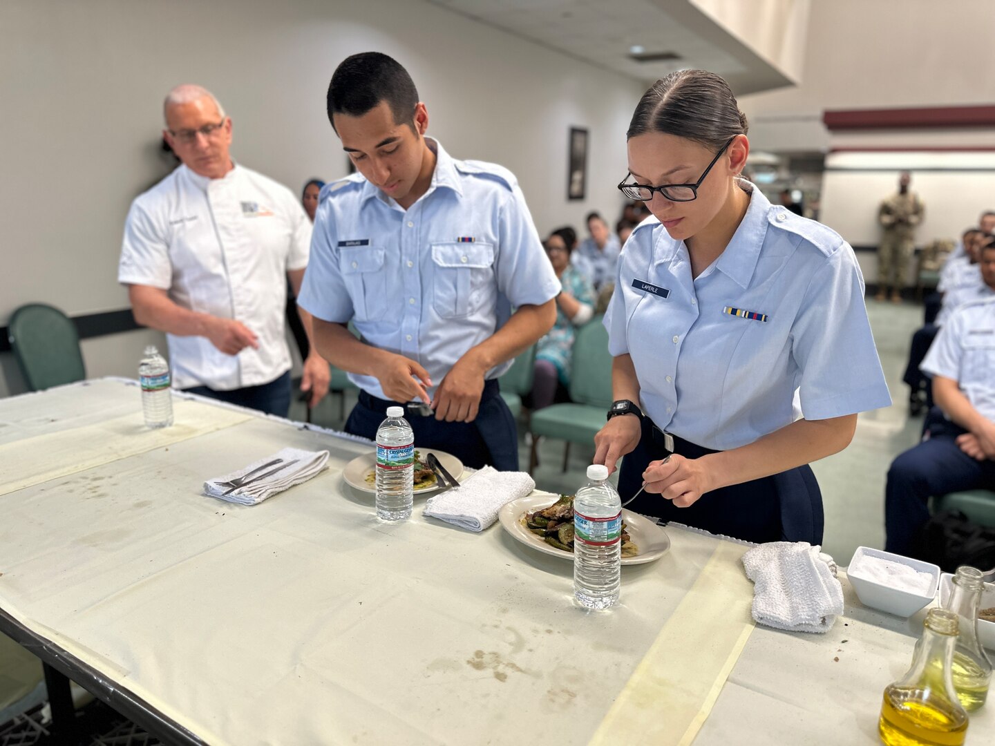 Chef Irvine visits Joint Base San Antonio-Lackland