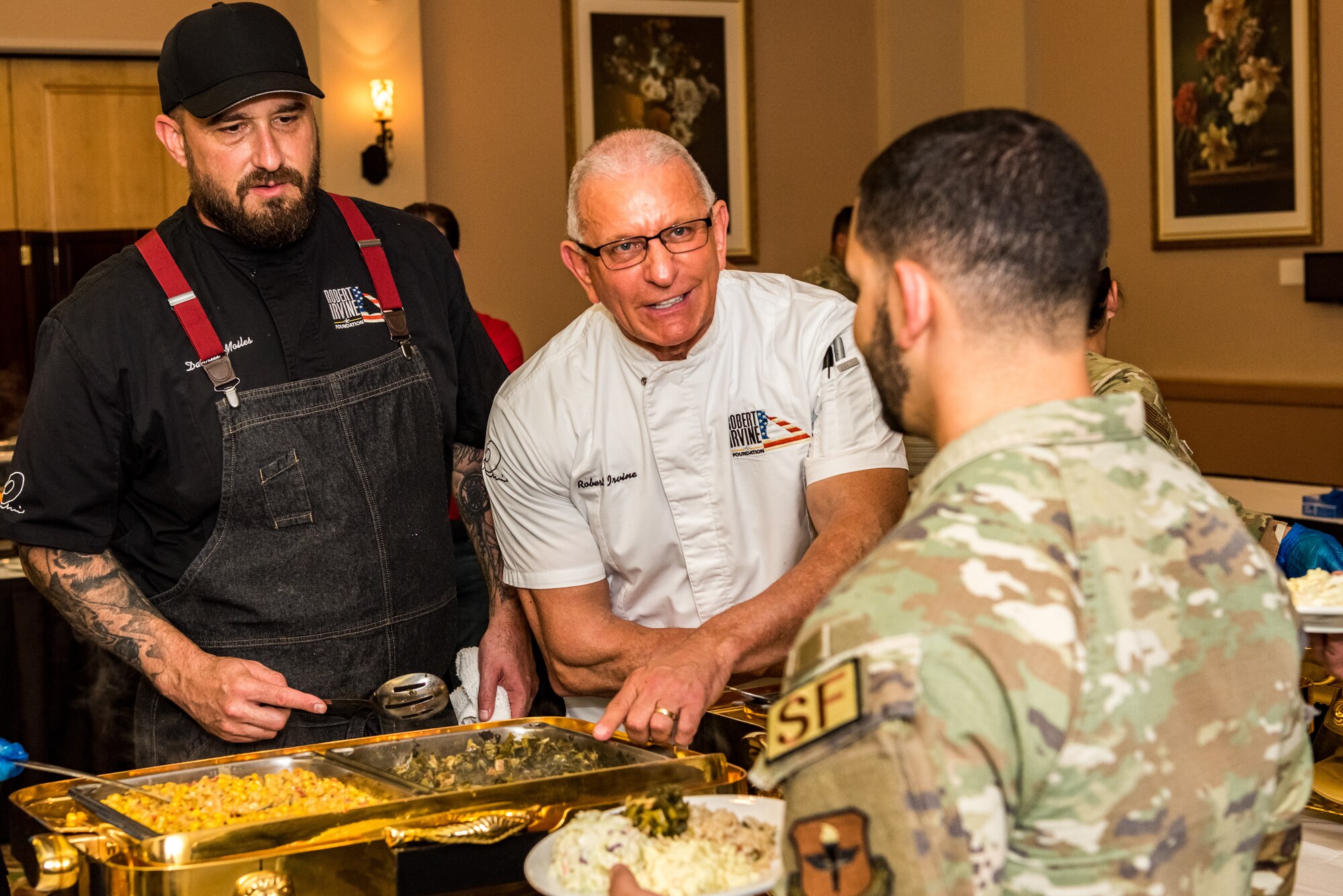 Chef Robert Irvine visits Joint Base San Antonio-Lackland