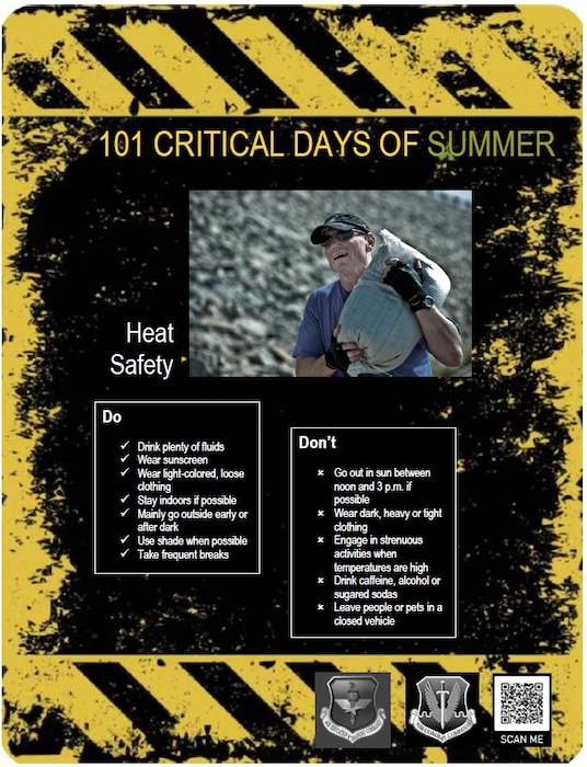 Graphic of 101 Critical Days of Summer Weekly Messaging - Volume 4: Heat.