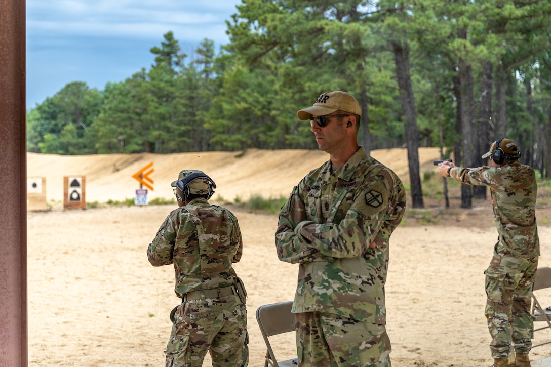 U.S. Army Reserve and Air Force Reserve members prepare for international competition