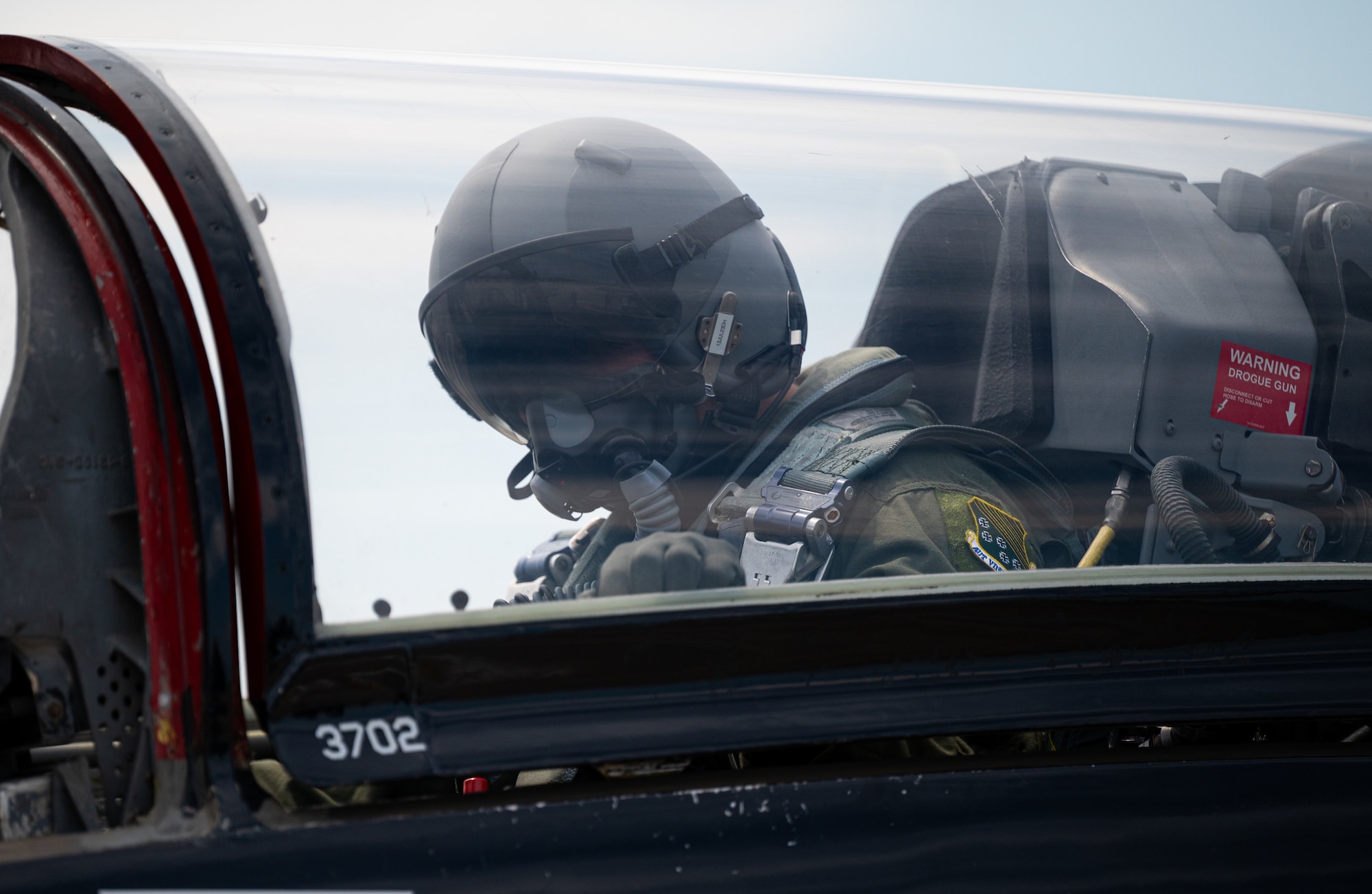 Col. Creeden completes his fini flight with his family, friends, and fellow commanders.
