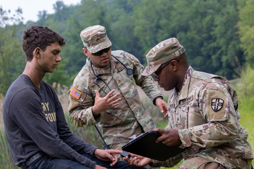 Army Reserve medics provide coverage for West Point SLE 2023