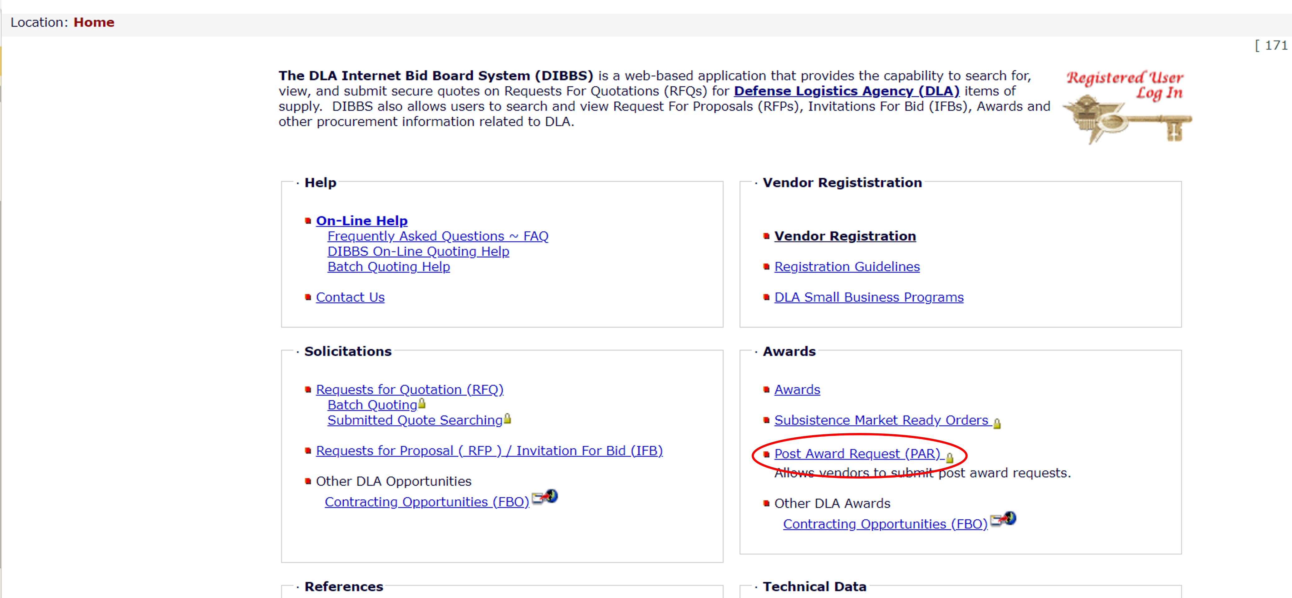 Submitting a PAR in DIBBs > Defense Logistics Agency > Details