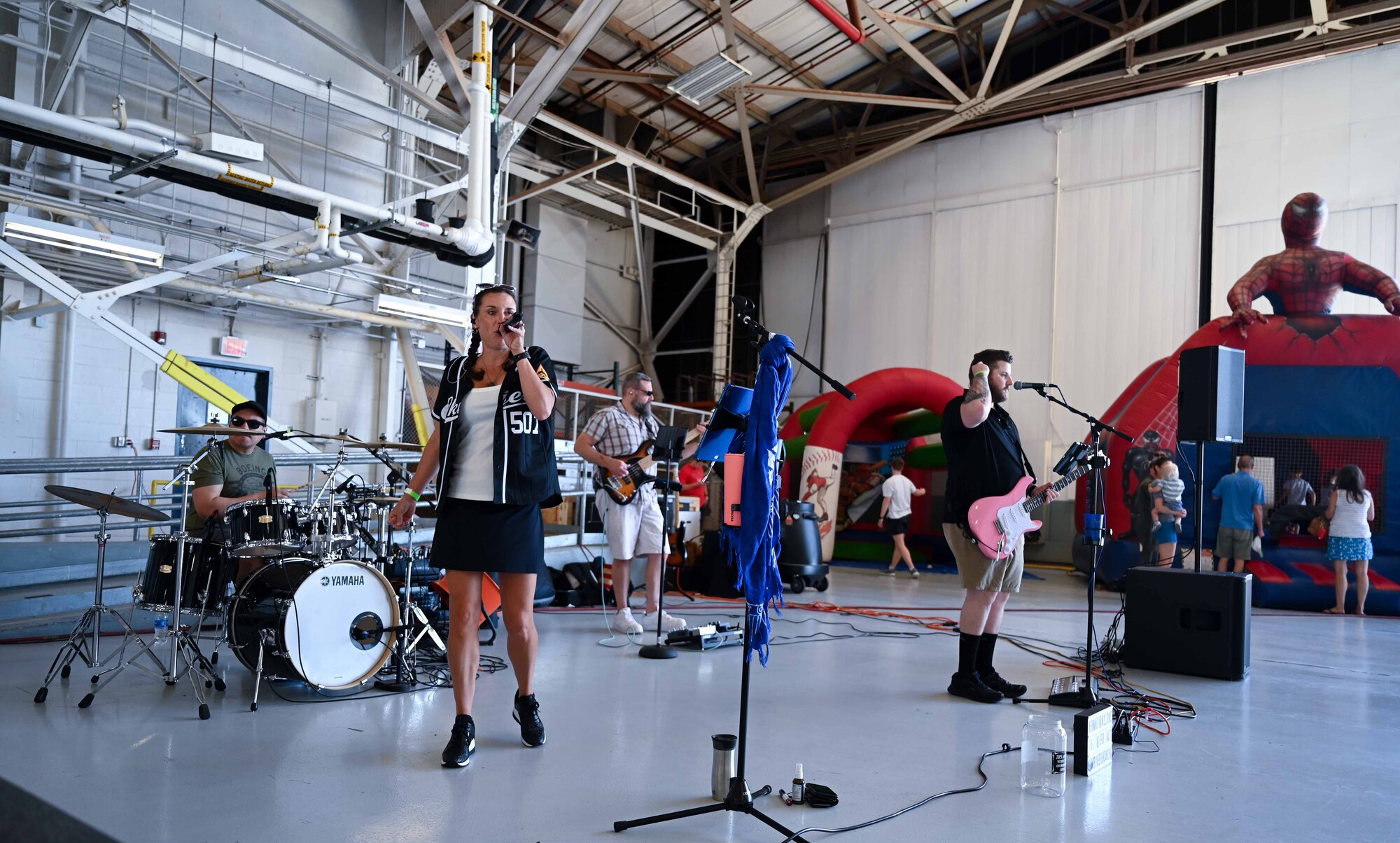 Band playing