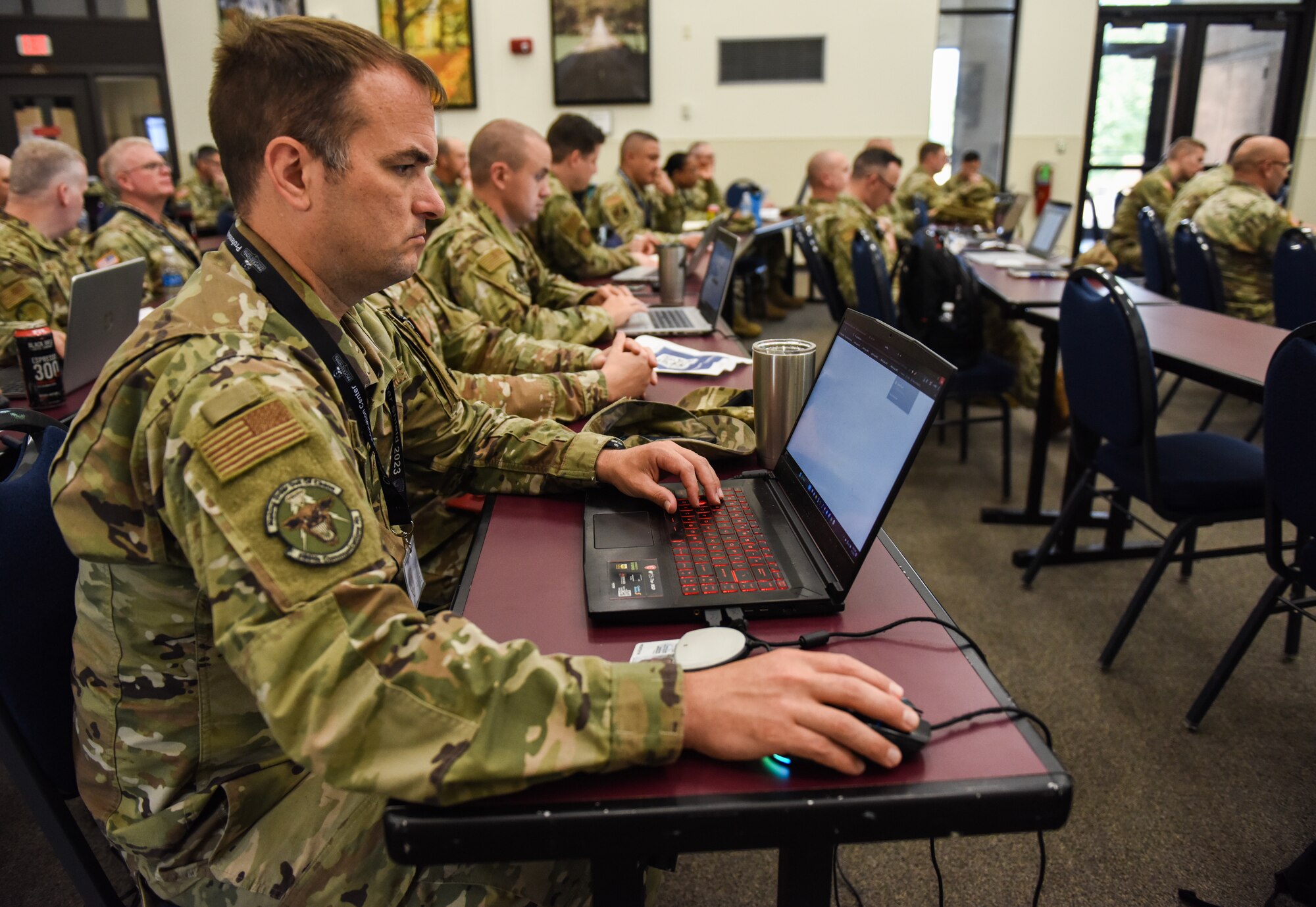Through the mass of cyber operators and defenders during Cyber Shield 2023, one group of participants held strong even without a traditional cyber background. As blue and red teams battled within the cyber domain, 15 Airmen from the 189th Communications Flight supported the exercise by using skills bridged between the flight and the 223rd Cyberspace Operations Squadron to protect and defend the simulated network.