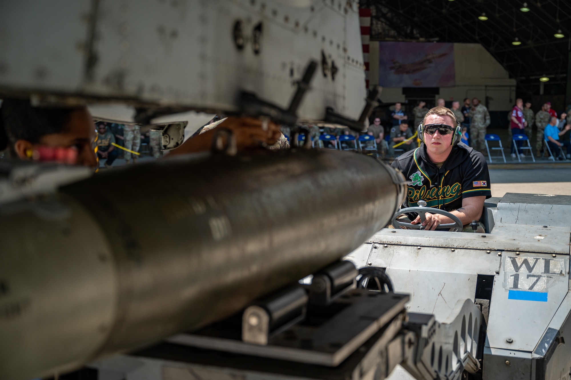 Airmen compete in a load crew competition