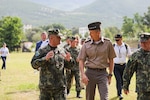 Army Gen. Daniel Hokanson, chief of the National Guard Bureau, and Brig. Gen. Arben Kingji, Albania’s chief of defence, observe an Albanian Special Forces Battalion live-fire exercise at the Albanian Armed Forces Land Force headquarters in Zerr-Hall, Albania, June 10, 2023. Hokanson visited the Balkan nation to reaffirm the New Jersey National Guard’s partnership with Albania through the Department of Defense National Guard State Partnership Program.