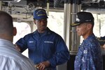 Crews from U.S. Coast Guard Cutter Bertholf (WMSL 750), Japanese Ship Kashima, and Japanese Ship Hatakaze hosted each other for tours and participated in athletic events while moored at Dutch Harbor in Unalaska June 5th and 6th, 2023. - U.S. Coast Guard photo by Lt. Cmdr. Scott McCann
