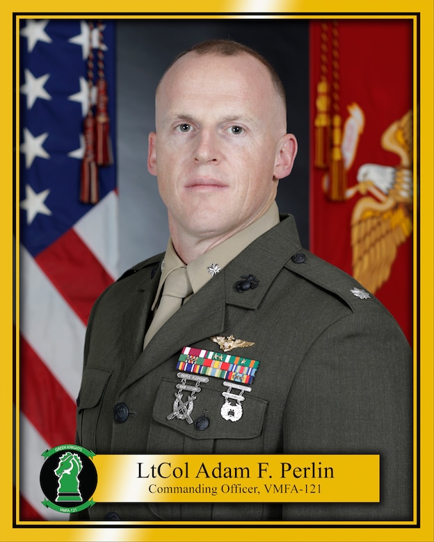 Image of VMFA-121 CO, LtCol Perlin, Adam F.