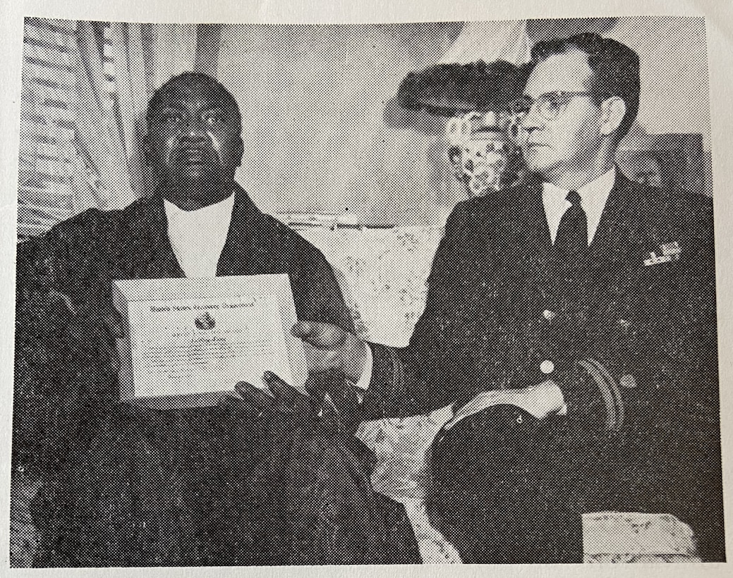 1954 - Retirement of Leroy Long after 30 years USLHS & USCG service