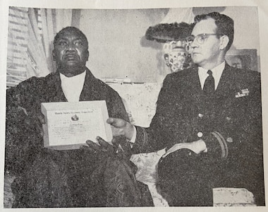 1954 - Retirement of Leroy Long after 30 years USLHS & USCG service