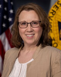 Joanne L. Zillic, U.S. Army Financial Management Command System Support Operations director poses for a photo at the Maj. Gen. Emmett J. Bean Center in Indianapolis June 14, 2022. (U.S. Army photo by Mark R. W. Orders-Woempner)