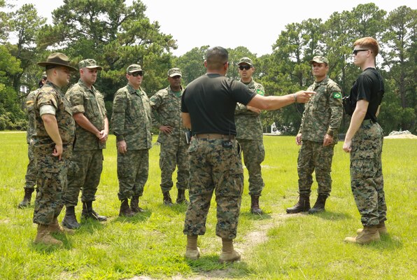 Marine Forces South hosts Brazilian Marine Corps in New Orleans for 2022  Operational Naval Infantry Committee