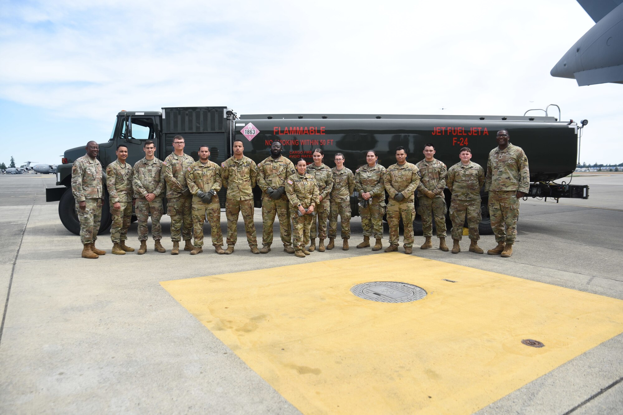 During this training, Soldiers with various battalions assigned to the 16th CAB were trained by Airmen with the 627th LRS on various methods of refueling aircraft, along with how to utilize Air Force equipment that they may encounter in and outside the joint environment. This training provides real-world knowledge and experiences to continue operations in the joint environment. (U.S. Air Force photos by Airman 1st Class Kylee Tyus)