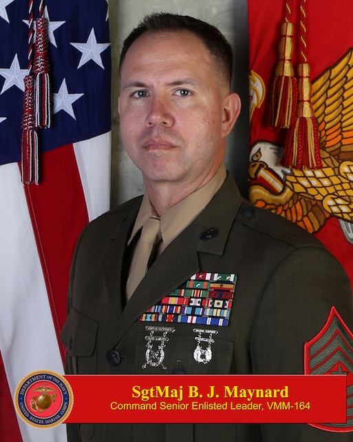 Sergeant Major Benjamin J. Maynard > 3rd Marine Aircraft Wing > Biography