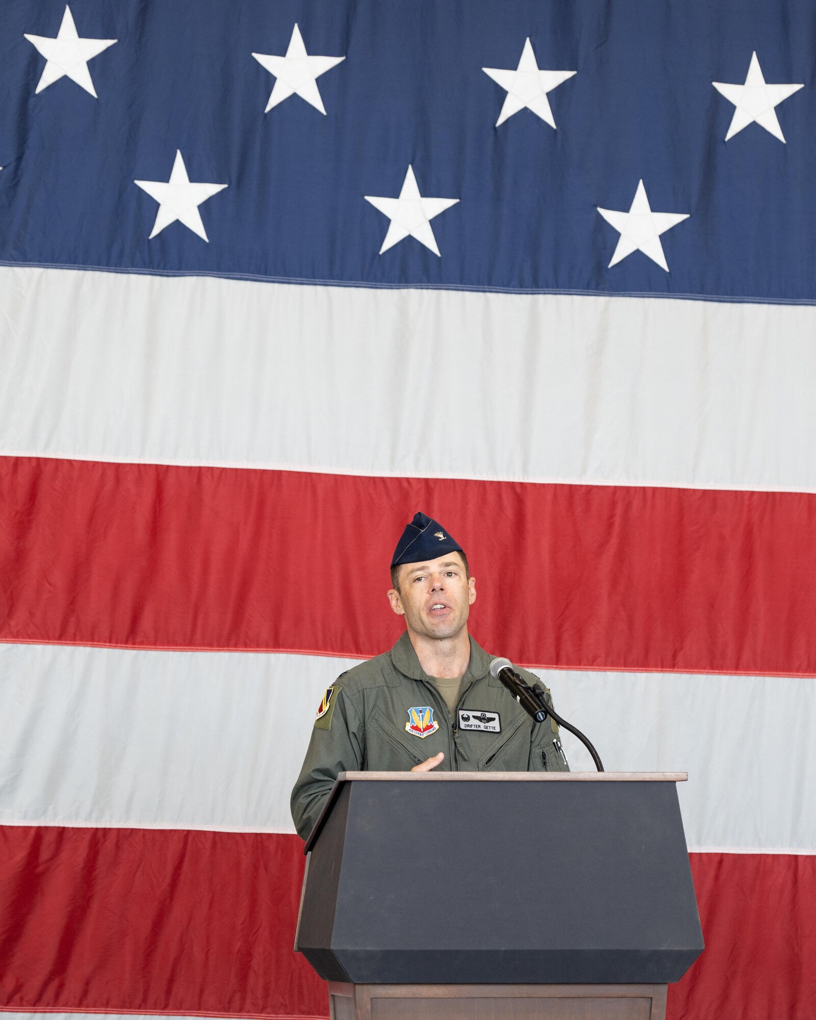 A photo of Colonel Michael "Drifter" Gette, 388th Fighter Wing Commander 