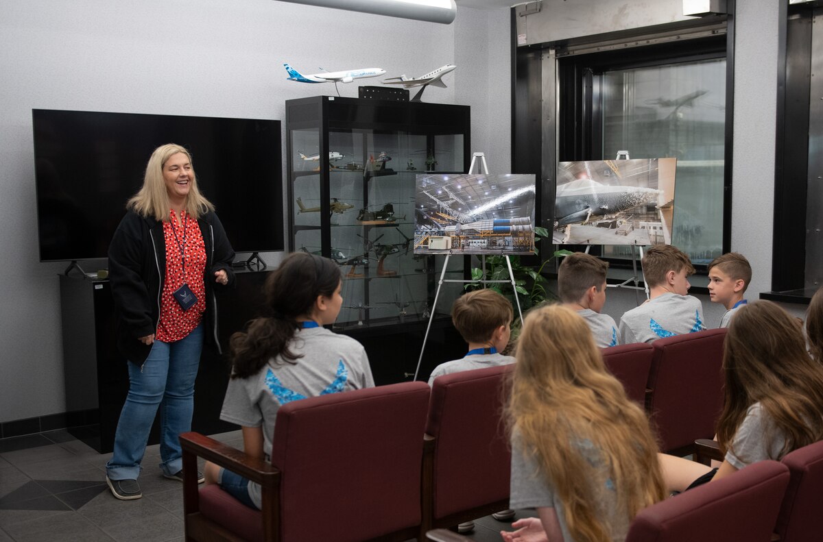 LEGACY STEM students educational outreach tour at Eglin Air Force Base.