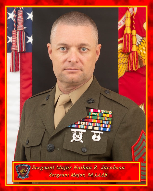 Sergeant Major Nathan R. Jacobson > 3d Marine Littoral Regiment > Biography