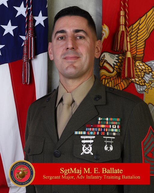 Sergeant Major Miguel E. Ballate > School of Infantry - West > Biography