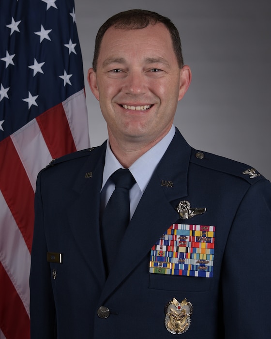 This is the biography photo of Colonel John C. Reed, Vice Commander of the 459th Air Refueling Wing.