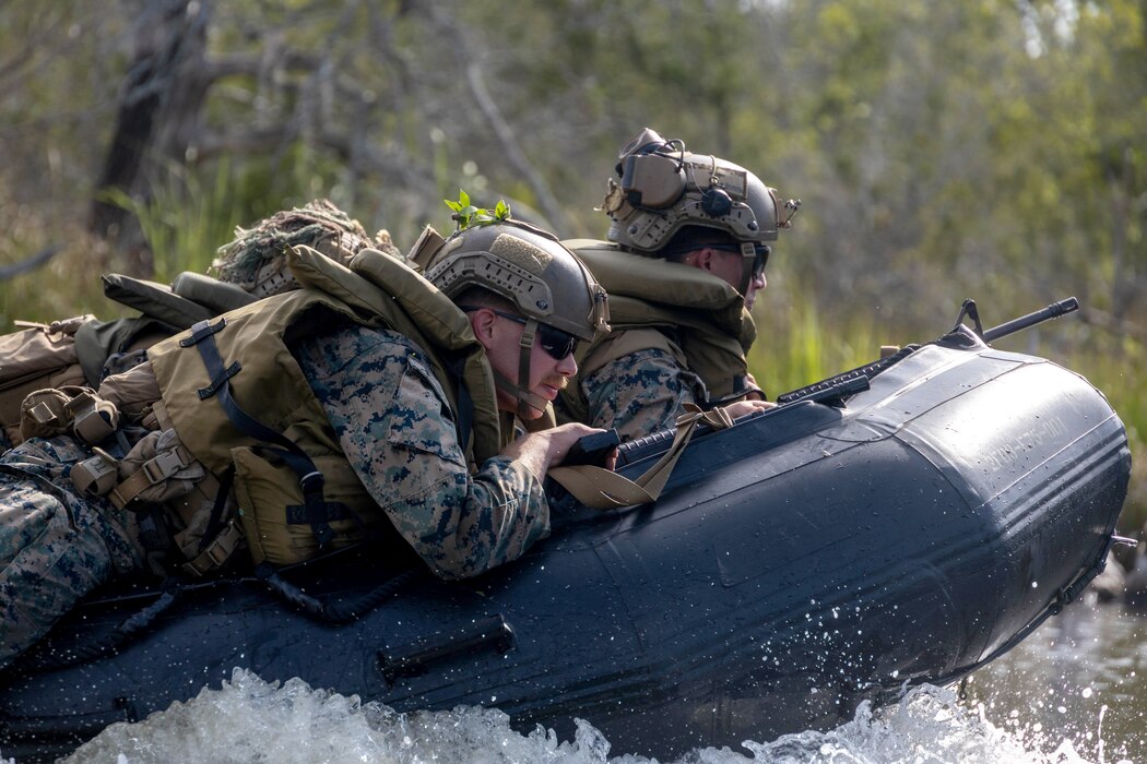 Corpsmen compete in the Doc Kent competition at Camp Lejeune, N.C.