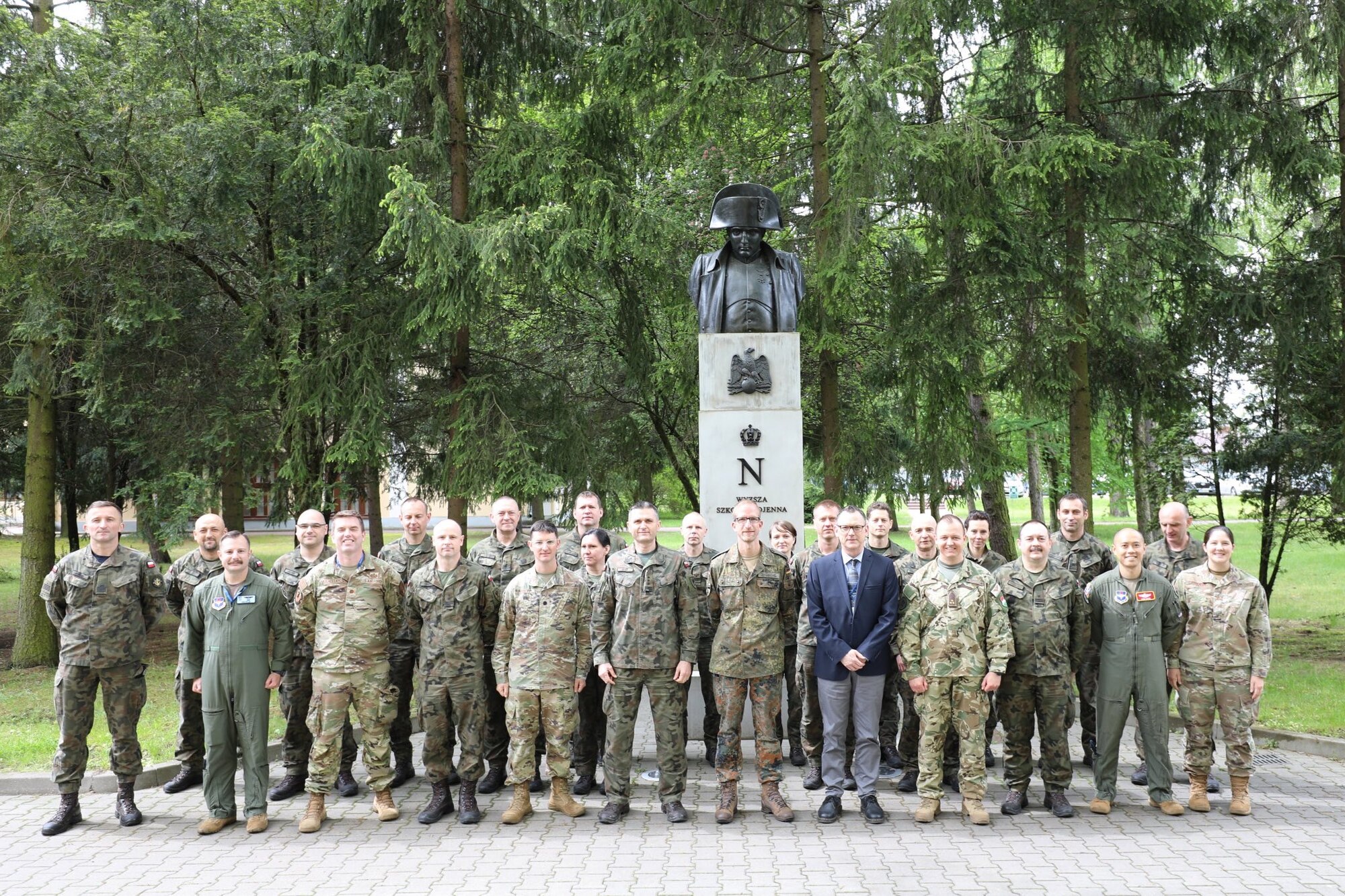 all of the students and faculty who participated in the Air Shield exercise on the campus of the War Studies University (Akademia Sztuki Wojennej) in Warsaw, Poland.