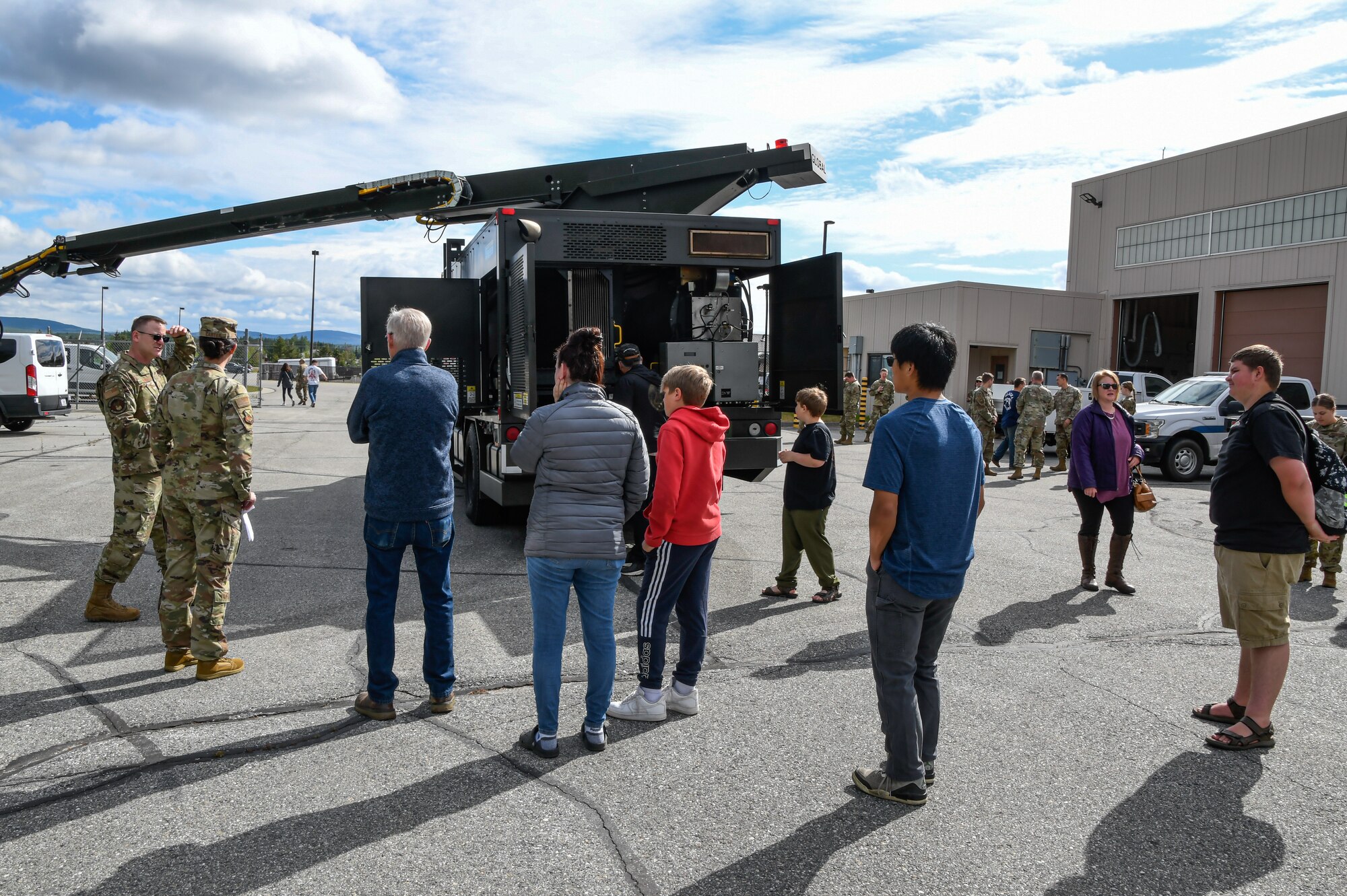 The 168th Wing hosts a Bring a Buddy to Drill day to provide friends, family, and community friends a better look at the 168th Wing’s refueling mission and career opportunities. The Airmen of the 168th Wing shared their stories and provided a glimpse into how the Alaska Air National Guard serves both state and the nation on a full-time and part-time status. (U.S. Air National Guard photo by Senior Master Sgt. Julie Avey)